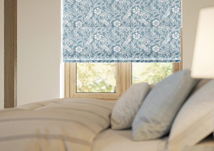 Cadogan, Blue Wedgewood - Motorised Roman Blind - Image 5